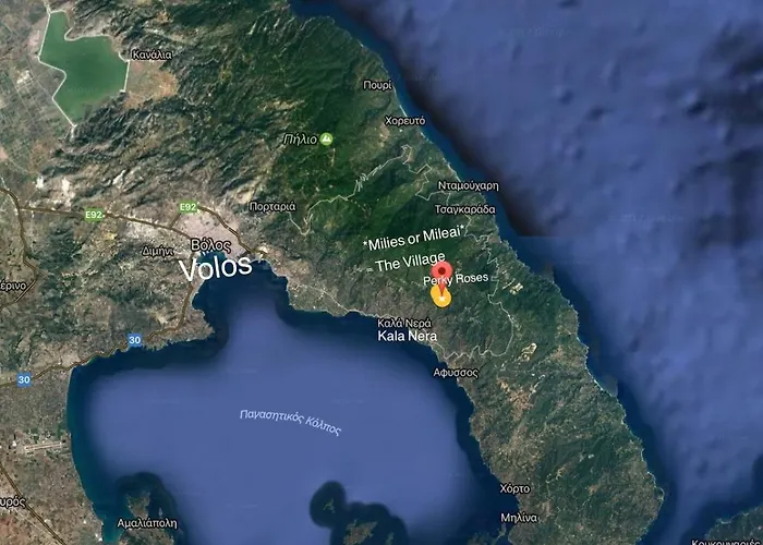 Perky Roses Home, Mountain Meets Sea In Milies, Pelion *