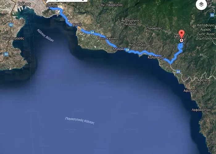 Perky Roses Home, Mountain Meets Sea In Milies, Pelion *